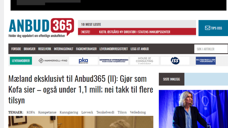 Anbud365: Anbud365 har en viktig rolle i det offentlige anskaffelsesmarkedet