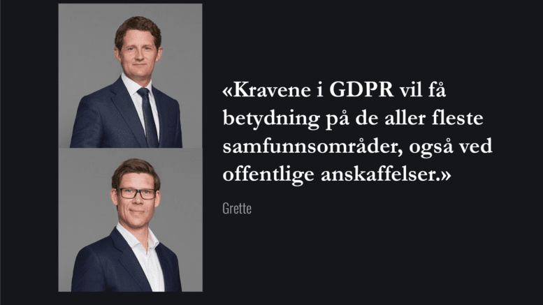 Anbud365: GDPR og bruk av konkurransegjennomføringsverktøy