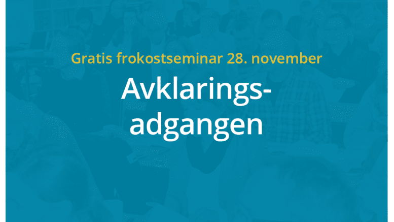 Anbud365: Anbud365 inviterer til frokostseminar om avklaringsadgangen