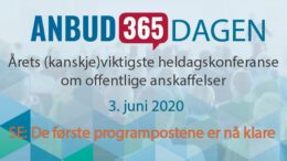 Anbud365: Anbud365-dagen 3.juni Et realt kompetanseløft venter!