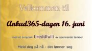 Anbud365-dagen: 16.juni (25.04,2022 )