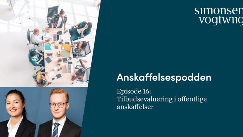 Anbud365: Anskaffelsespodden episode 16 Tilbudsevaluering i offentlige anskaffelser