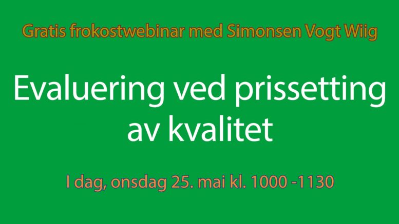 Anbud365: Nytt, gratis Anbud365-webinar kl. 1000 i dag!