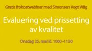 Anbud365: Nytt, gratis Anbud365-webinar Evaluering ved prissetting av kvalitet