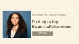 Anbud365: Nytt og nyttig fra anskaffelsesretten -mai 2022