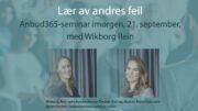 Anbud365 A: Klart for høstens første, gratis Anbud365-seminar Lær av andres feil!