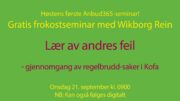 Anbud365: Høstens første, gratis Anbud365-seminar Lær av andres feil!