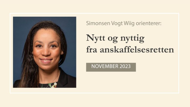 Anbud365: Nytt og nyttig - november 2023