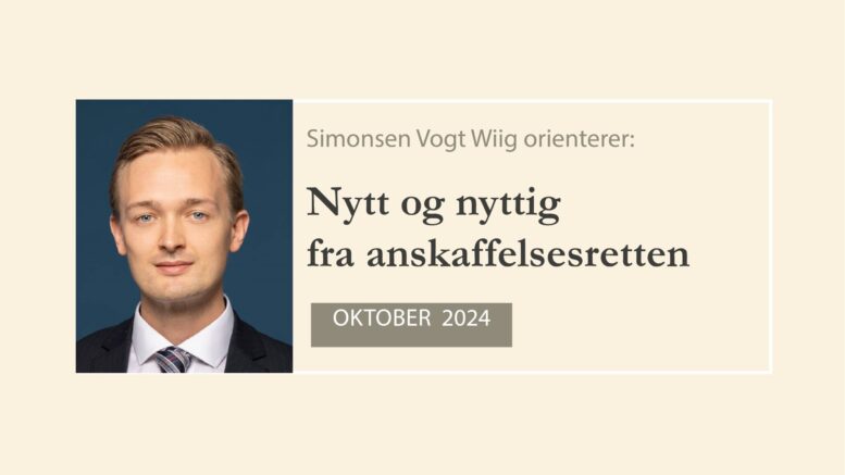 Anbud365: Nytt og nyttig oktober 2024